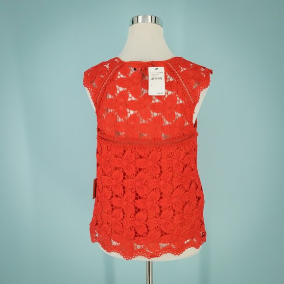 Laundry By Shelli Segal S Lace Sleeveless Top NWT - Picture 3 of 6